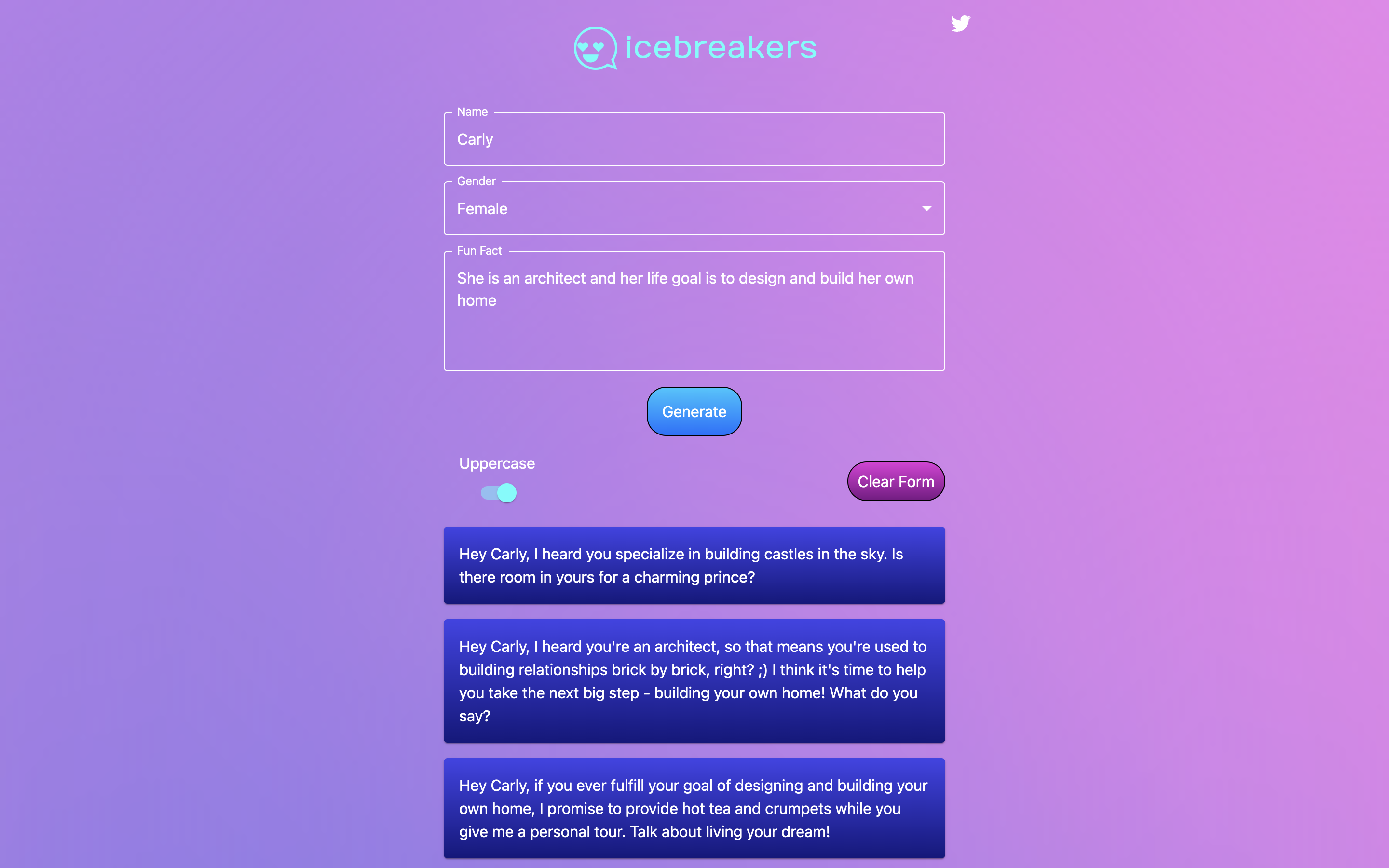 Icebreakers Website