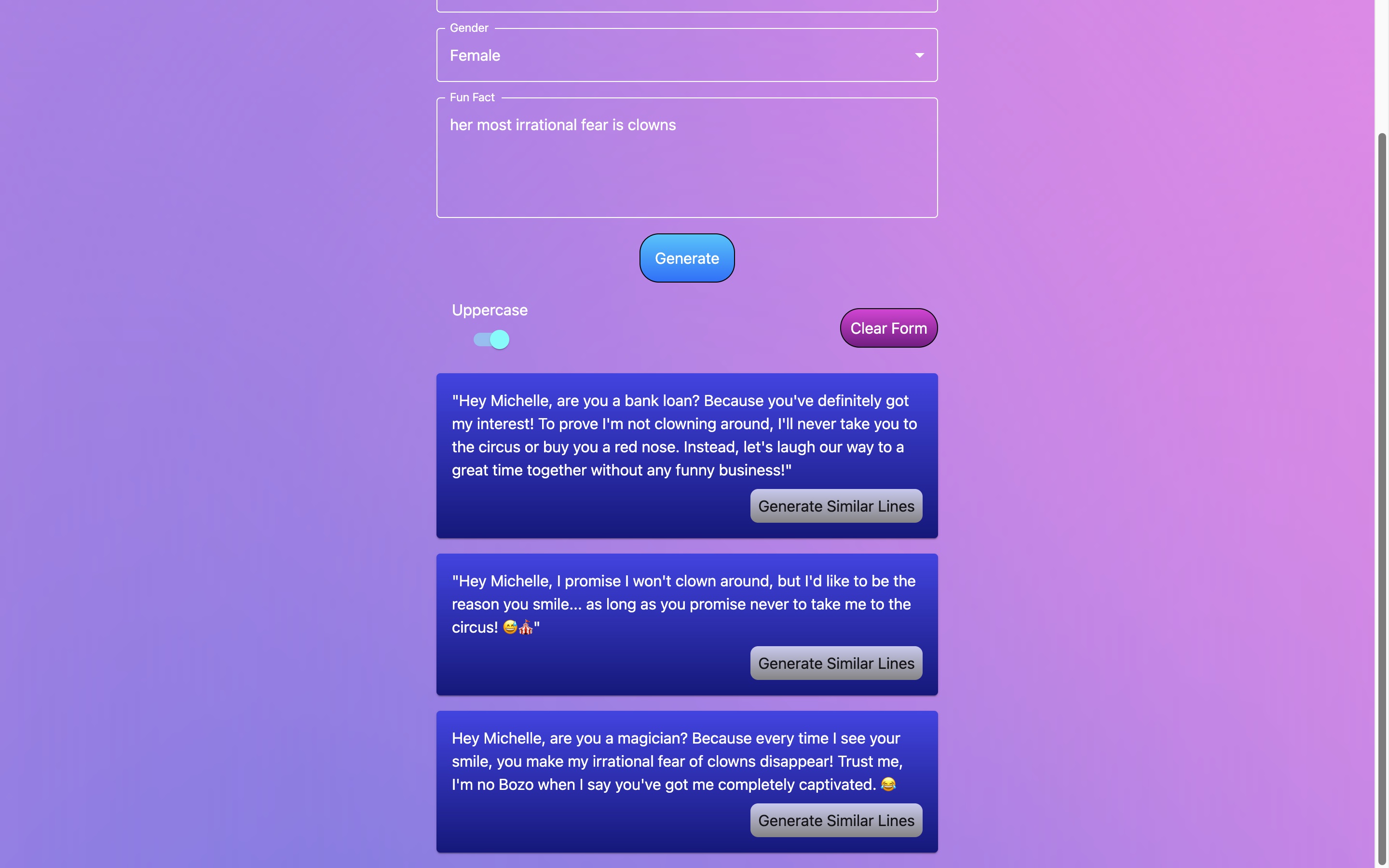 Icebreakers Generate Similar